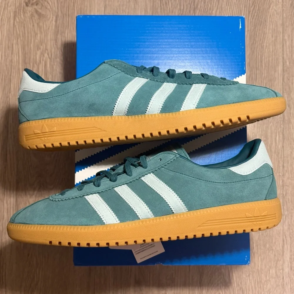 Adidas BRMD Sneaker Shoes Mystery Green Suede Mens Size 10.5, 12, New - Picture 6 of 11